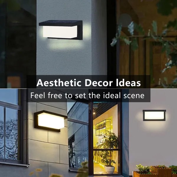 Aplică LED solară cu senzor Brilagi BRICKY LED/5W/6V IP65