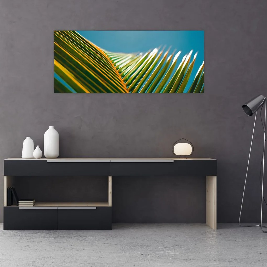 Tablou - Frunze de palmier (120x50 cm)