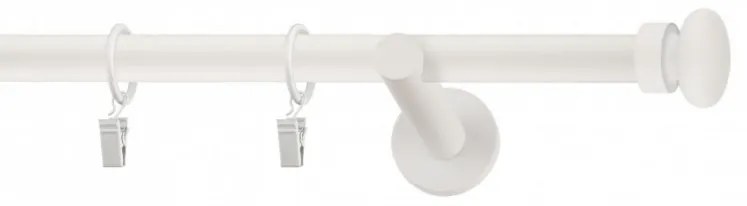 Galerie SIMPLA PRINDERE PERETE PICIOR UNIVERSAL 19 mm FLATT BAL ALB (Alege marime: 200 cm)
