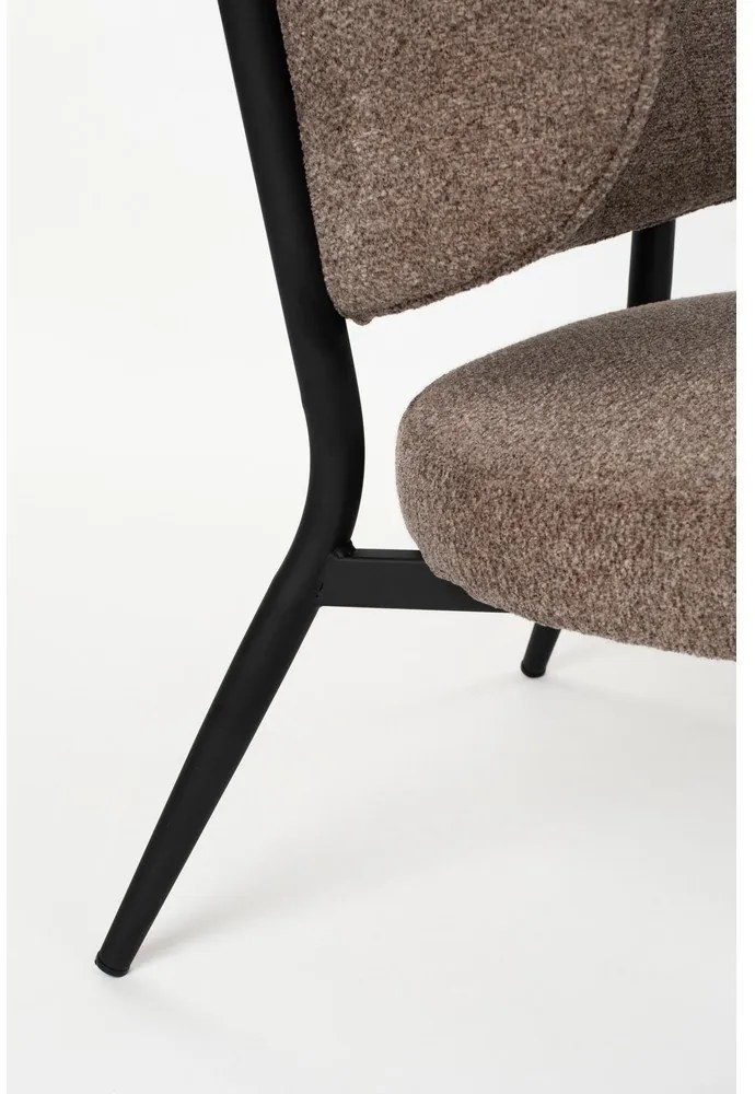 Fotoliu maro deschis Sanne – White Label