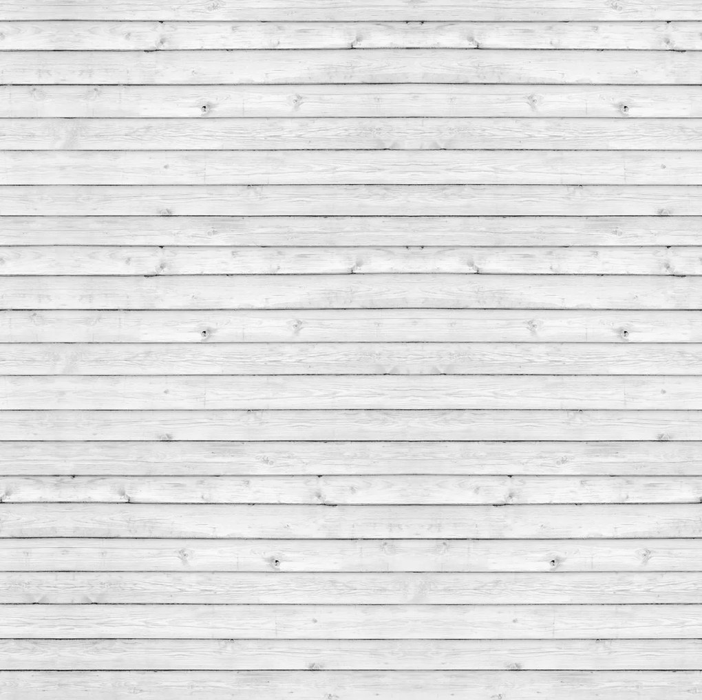 Tapet Horizontal Boards, White, Rebel Walls