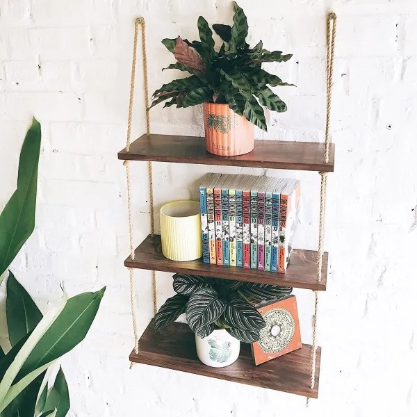 Etajeră suspendată 120x60 cm molid