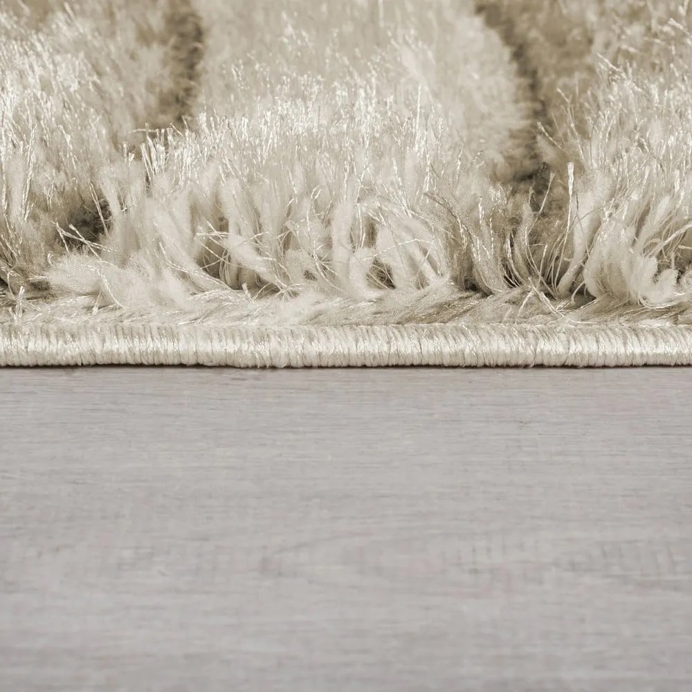 Covor bej handmade din fibre reciclate 200x290 cm Velvet – Flair Rugs