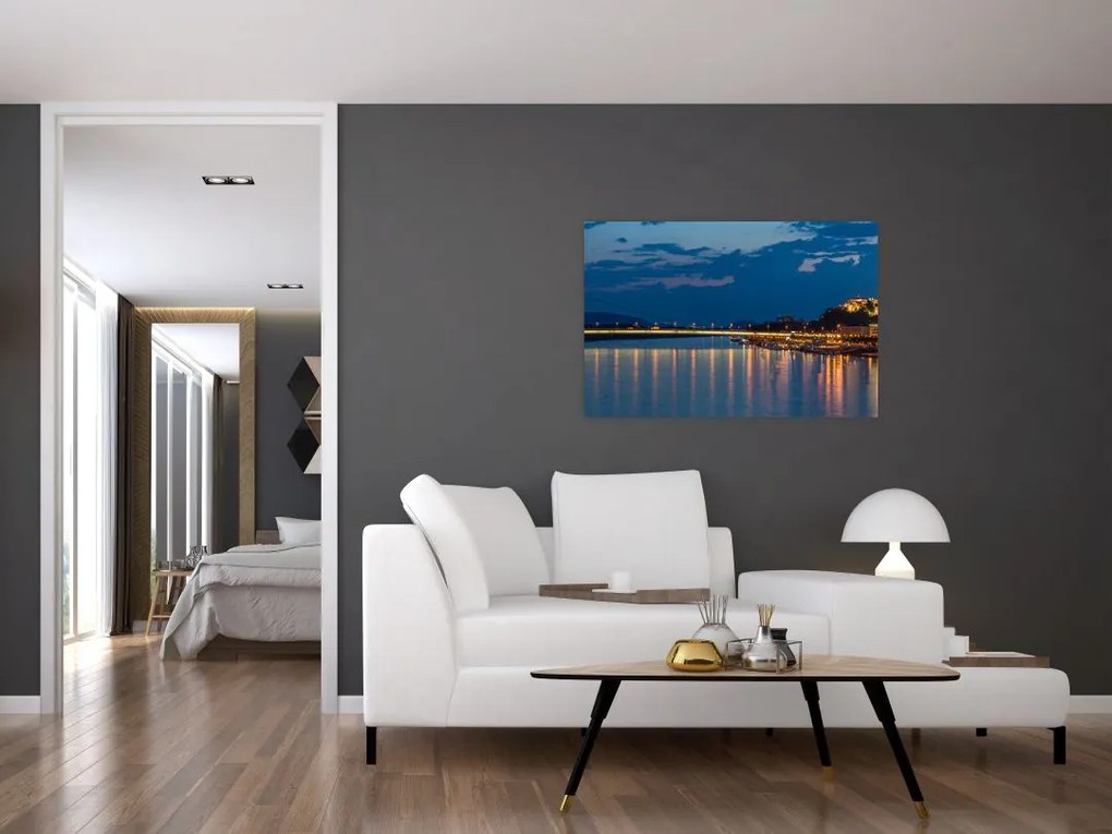 Tablou cu Bratislava și palat (90x60 cm)