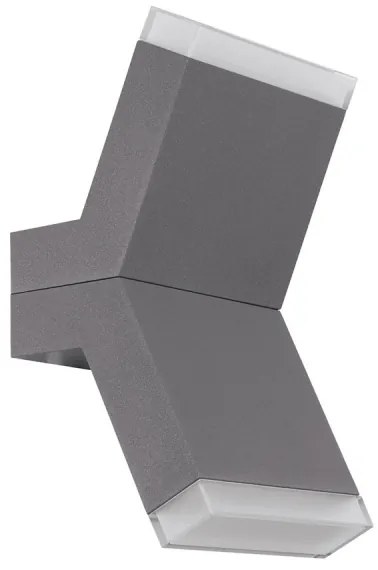 Eglo 96706 - LED Aplica perete CANTZO 2xLED/4W/230V gri