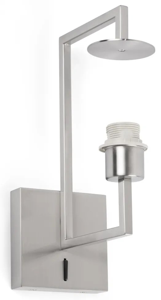 Aplica de perete eleganta design clasic FRAME nickel/negru
