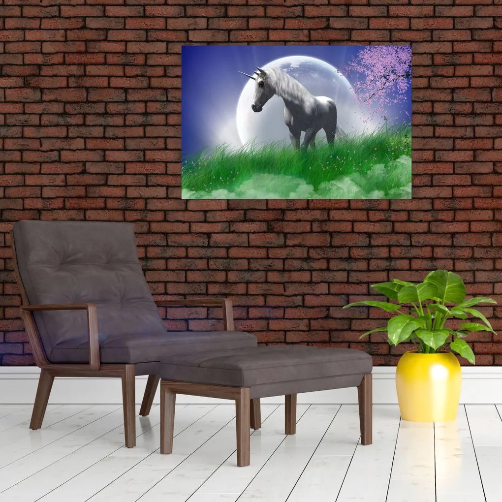 Tablou cu unicorn (90x60 cm)