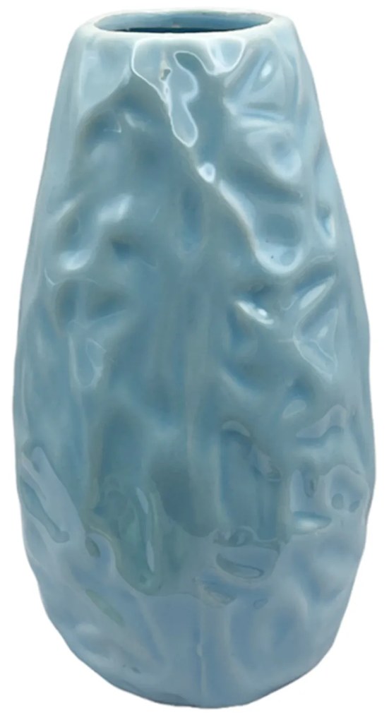 Vaza ceramica Ashley, Bleu, 13cm