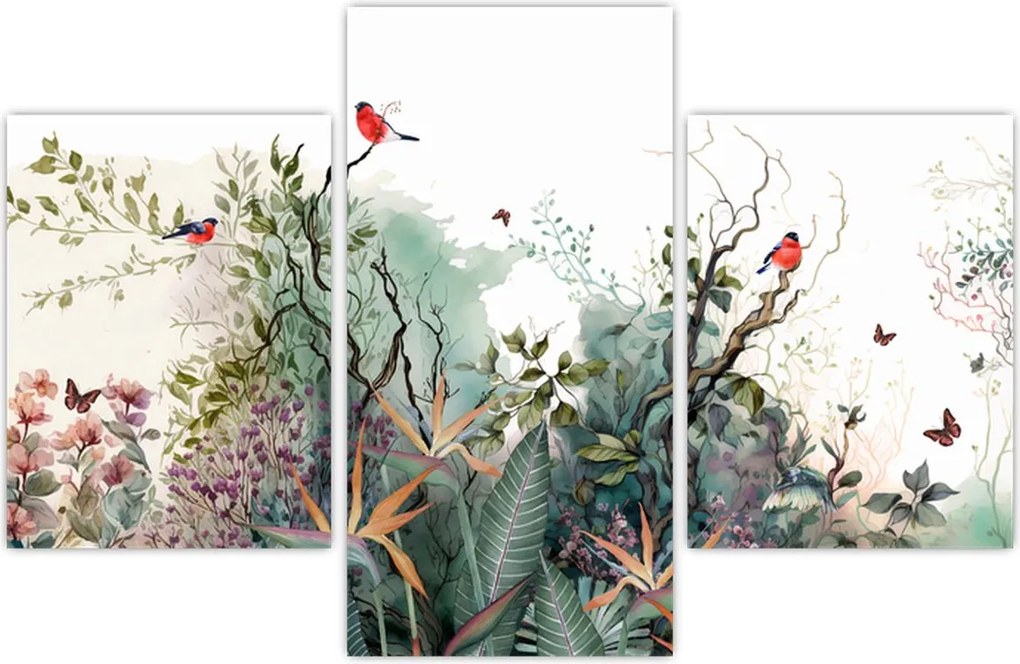 Tablou - Peisaj natural, acvariu (90x60 cm)