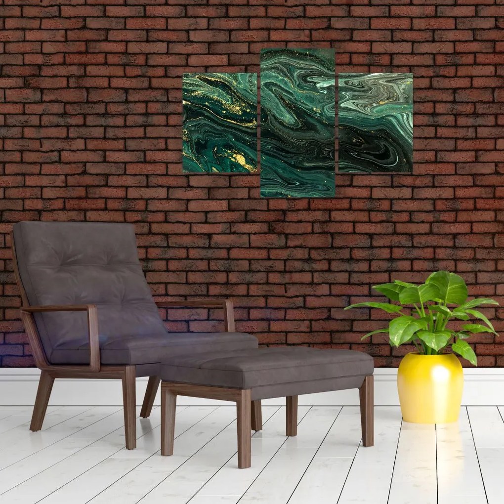 Tablou - Marmură verde (90x60 cm)