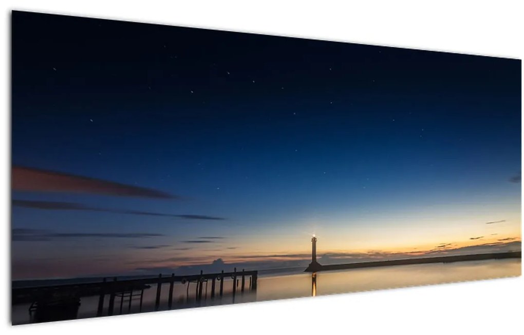 Tablou - Far în zare (120x50 cm)