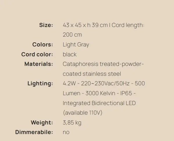 Corp de iluminat LED exterior, IP65, BANG STEP LIGHT LARGE Anthracite