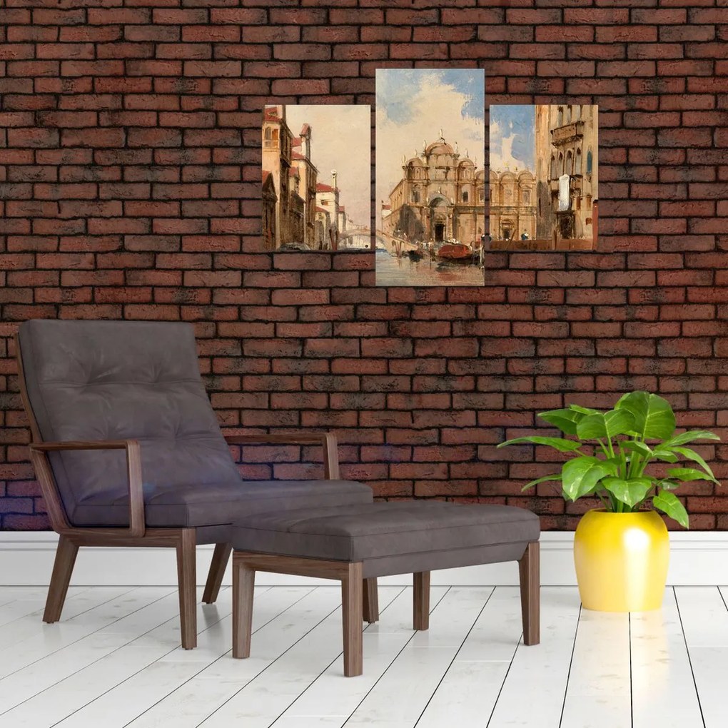 Tablou - Jules-Romain Joyant, The Scuola di San Marco, Venice, reproducere (90x60 cm)