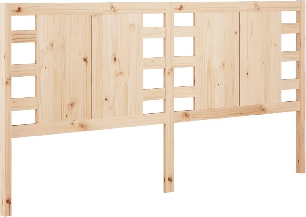 vidaXL Tăblie de pat, 126x4x100 cm, lemn masiv de pin