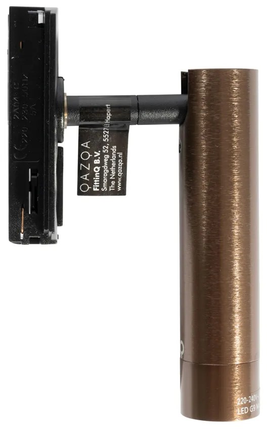 Spot modern bronz închis pentru sistem cu șină monofazată - Iconic Ivy