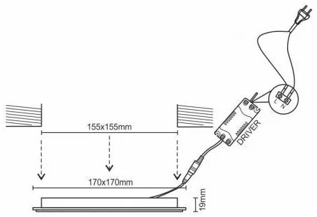 Corp de iluminat LED dimabil încastrat LED/12W/230V 3000-6500K Wi-Fi Tuya