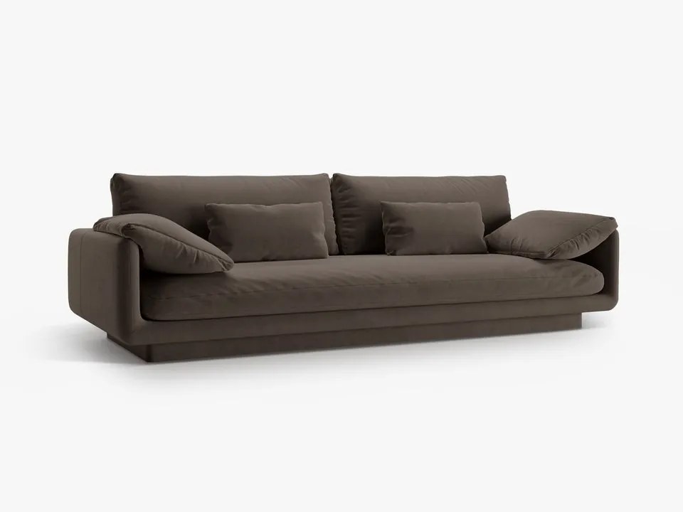 Canapea Torino 4 locuri catifea L250 cm