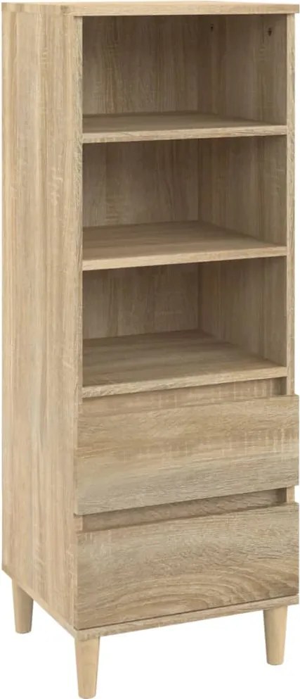 vidaXL Dulap înalt, stejar sonoma, 40x36x110 cm, lemn compozit