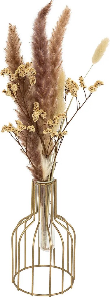 Vaza pe cadru cu plante uscate, inaltime 40 cm