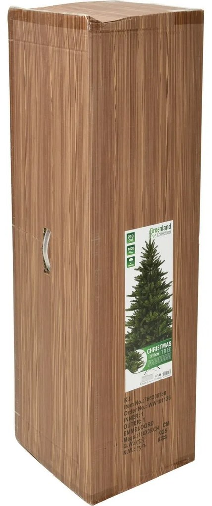 Brad de Crăciun Greenland , 210 cm, PVC, 210 cm