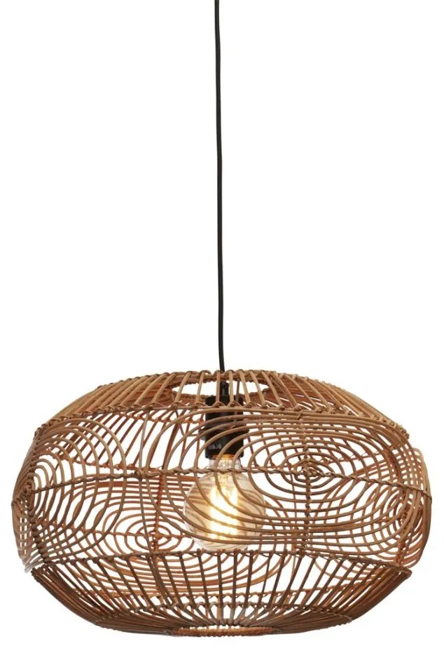 Lustra/Pendul eco din ratan Madeira rattan, nat