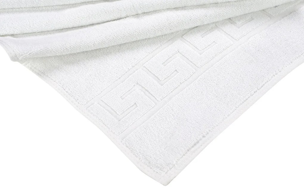 Set 2 prosoape, hotel Line, bedora, 50x90 cm, 100% bumbac cardat, 500 g/mp, alb, 2 piese
