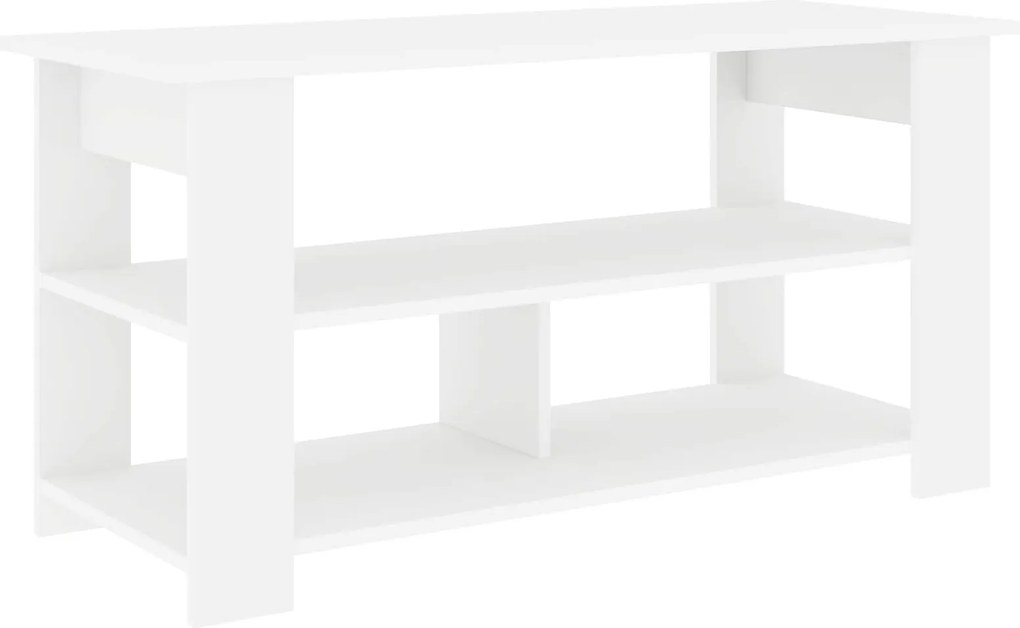 vidaXL Suport pentru TV Alb 100 x 40 x 50 cm