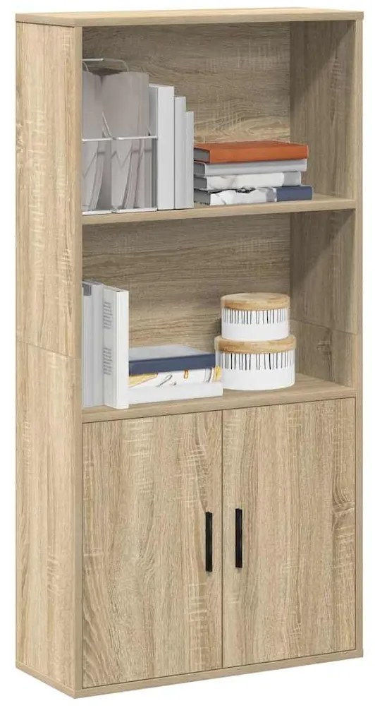 vidaXL Bibliotecă, stejar sonoma, 60x24x120 cm, lemn prelucrat