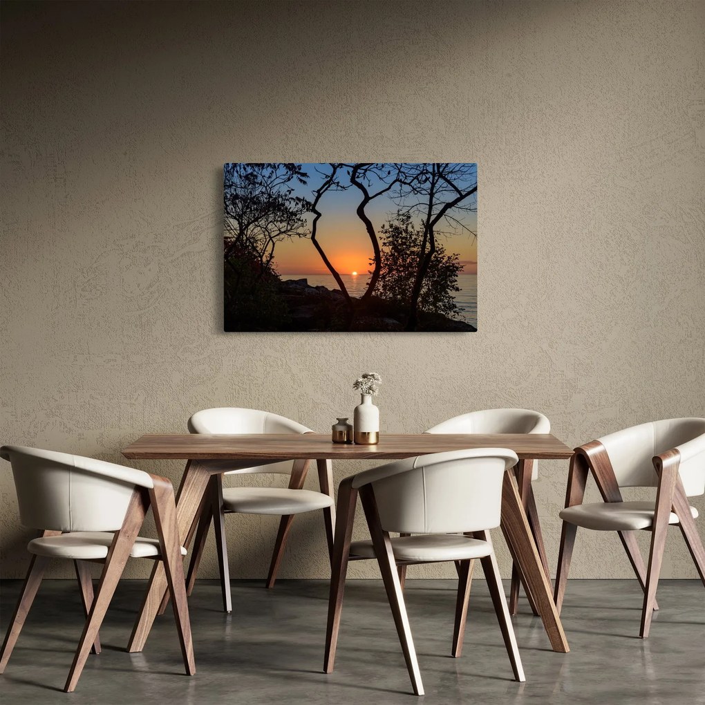 Tablou cu apus de soare (90x60 cm)