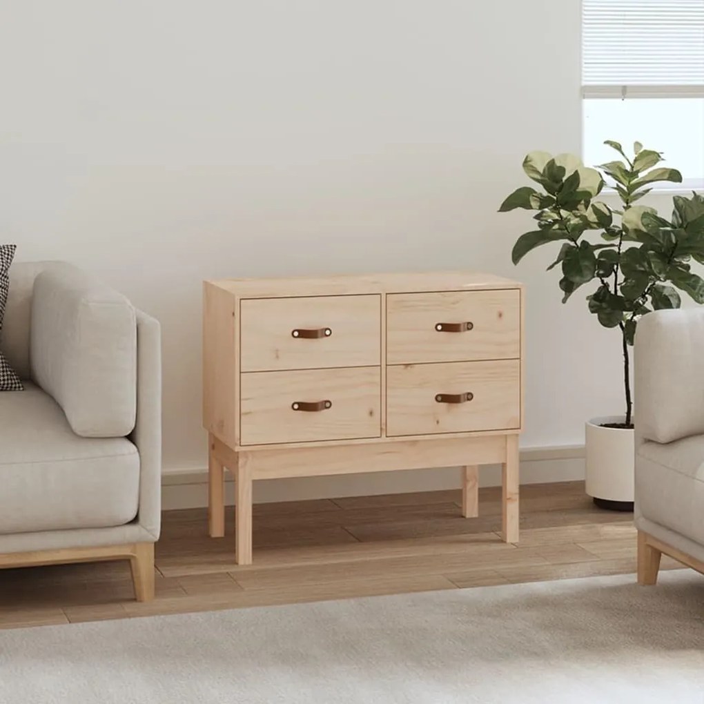 vidaXL Dulap consolă, 90x40x78 cm, lemn masiv de pin
