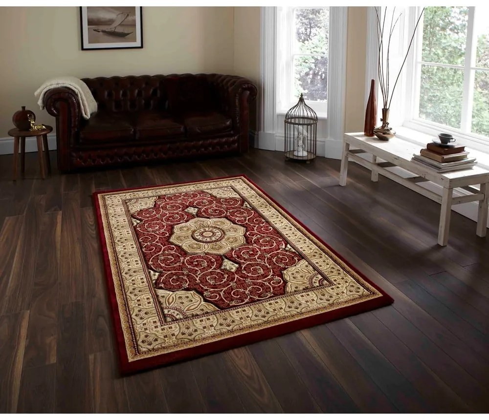 Covor roșu 280x380 cm Heritage – Think Rugs