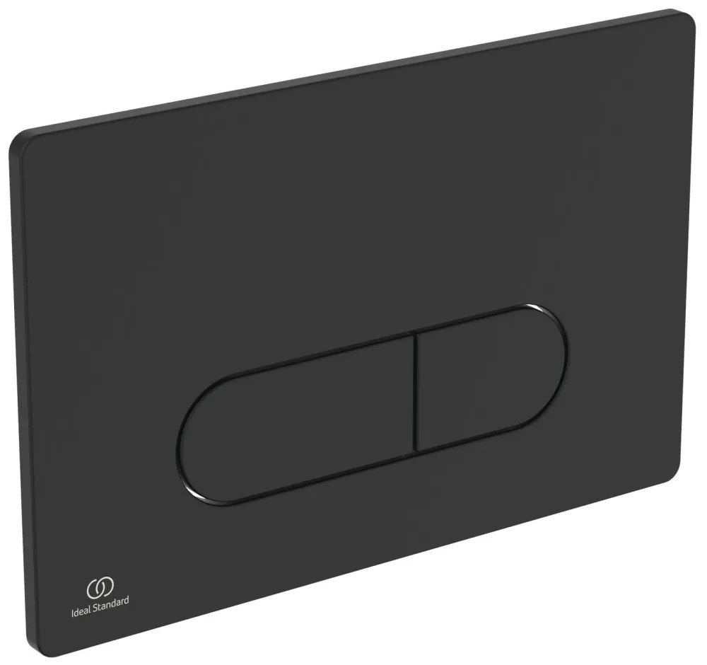 Clapeta de actionare spalare Oleas M1, neagra Negru mat