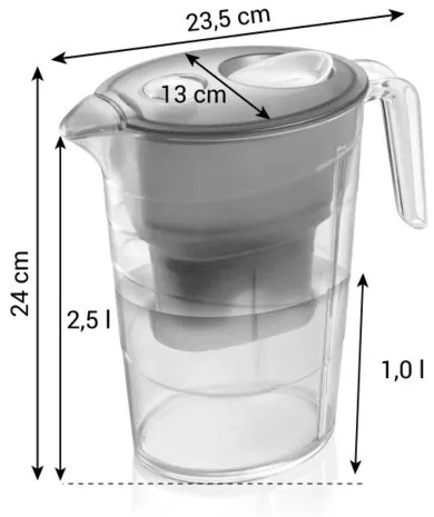 Cană de filtrare Tescoma myDRINK 2,5 l