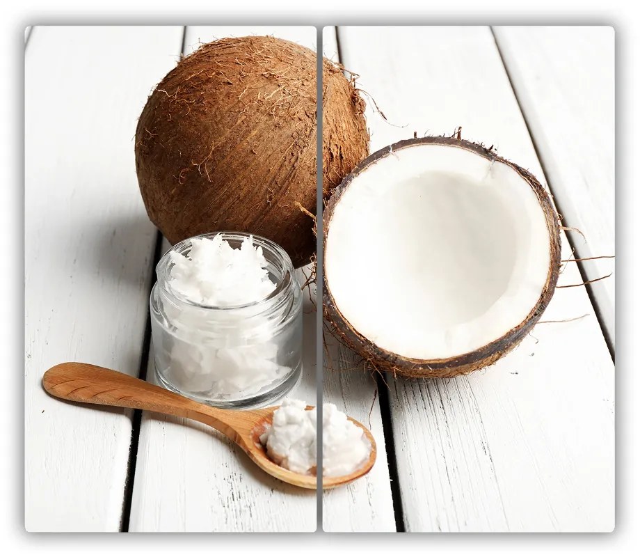 Tocator din sticla Ulei de cocos