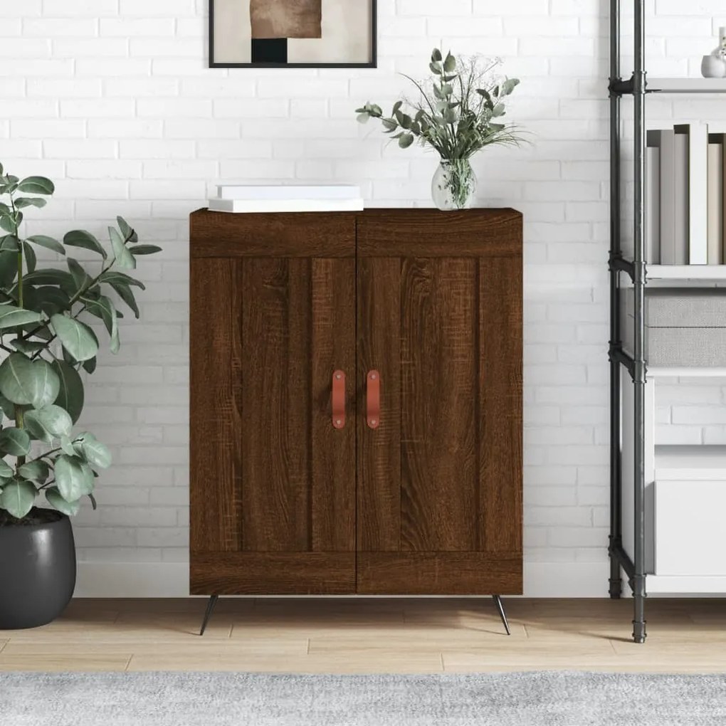 830171 vidaXL Servantă, stejar maro, 69,5x34x90 cm, lemn prelucrat