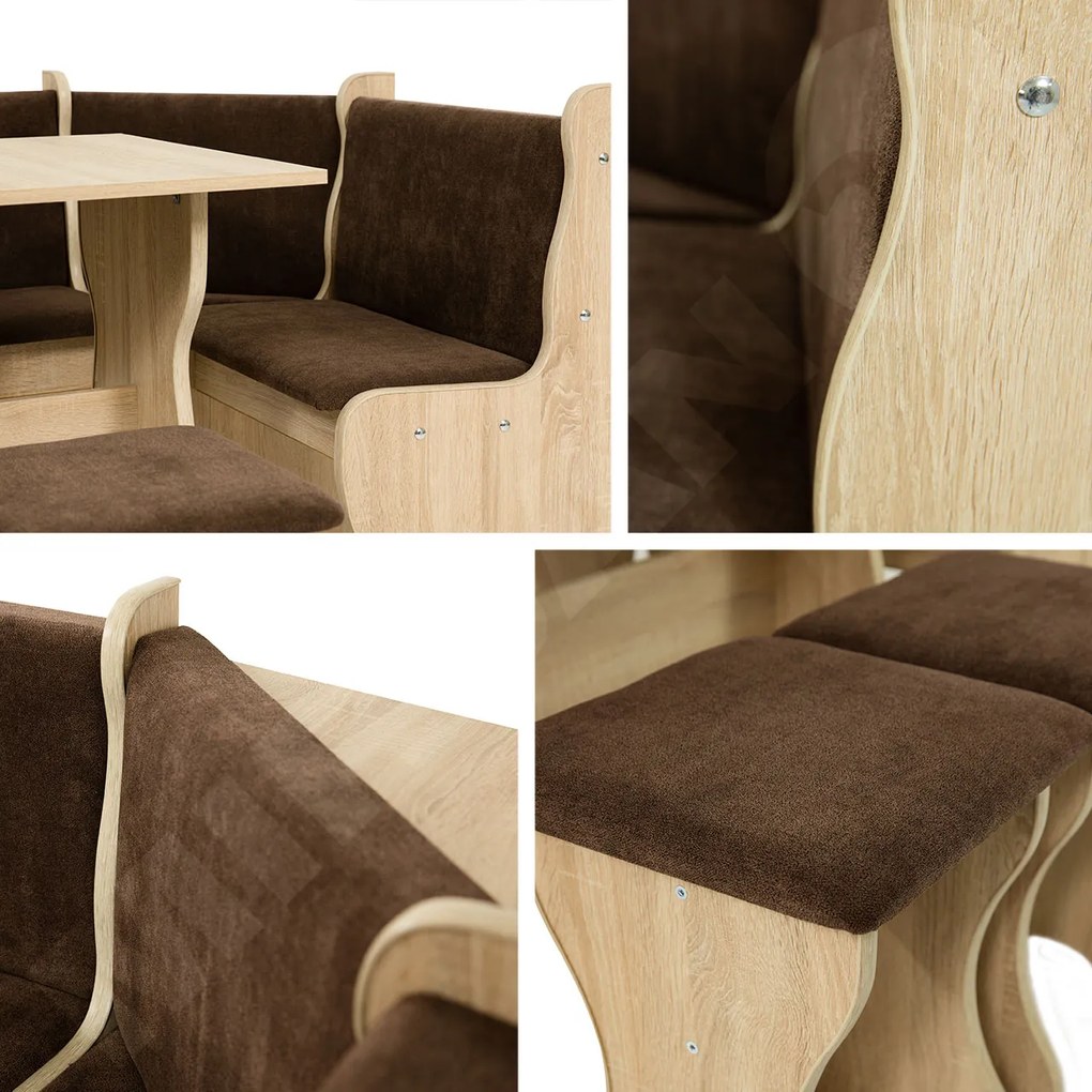 Set de sufragerie Sylvan (stejar sonoma + alfa 08). 1058395