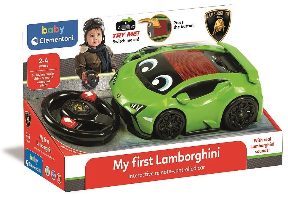 Mașină Lamborghini Clementoni cu Telecomandă
