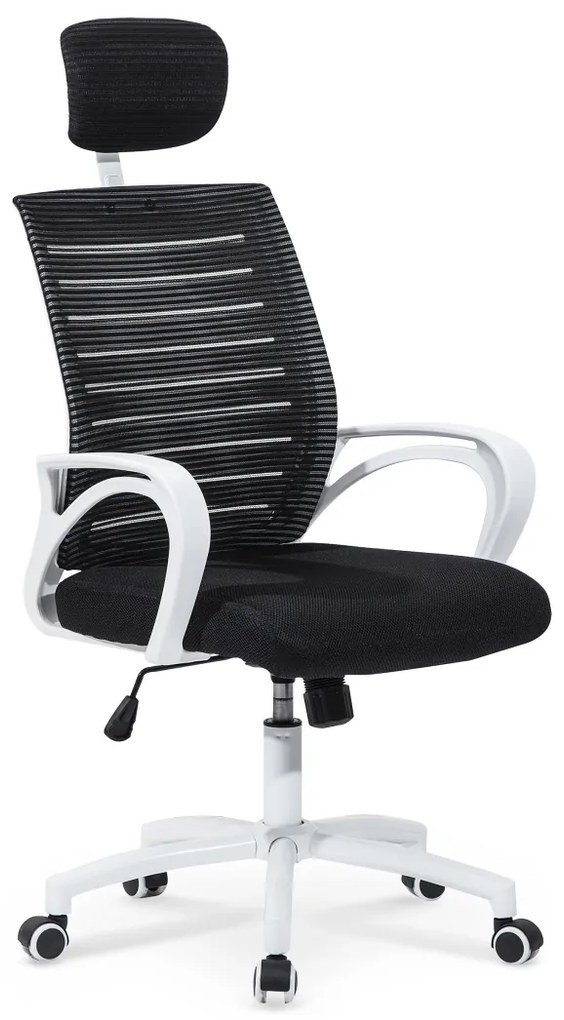 Scaun de birou Socket alb negru