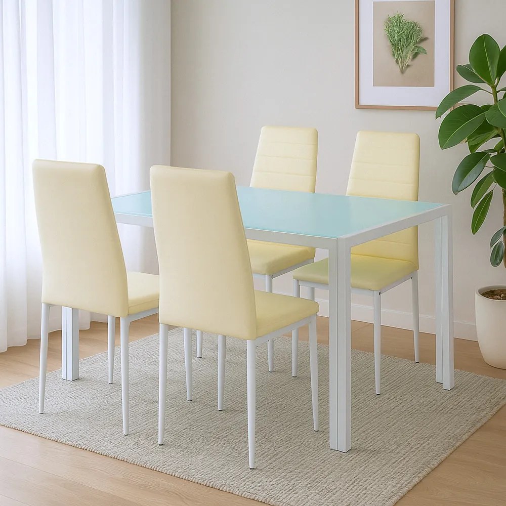 Liana 4+1 set de sufragerie bej