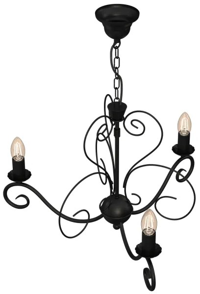 Lustră pe lanț MAURO 3xE14/60W/230V