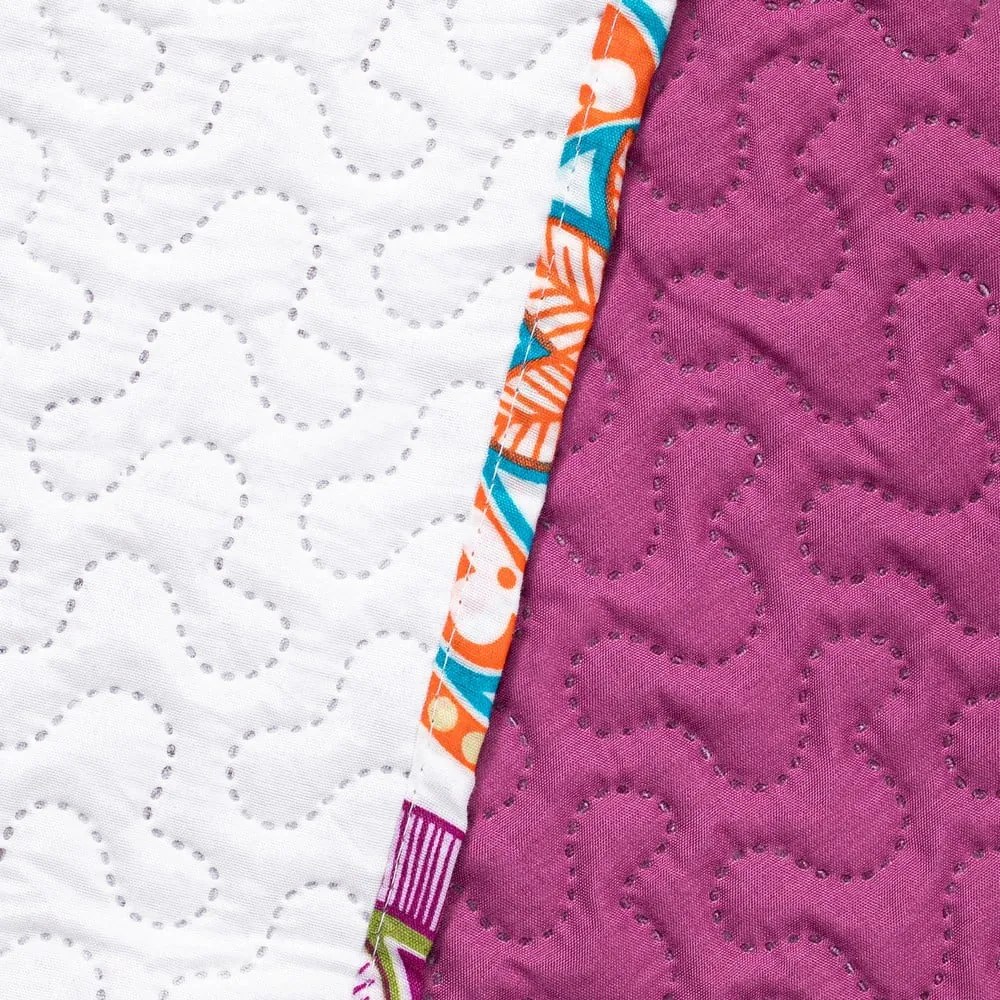 Cuvertură cu 2 fețe din microfibră DecoKing Bibi, 170 x 270 cm, roz