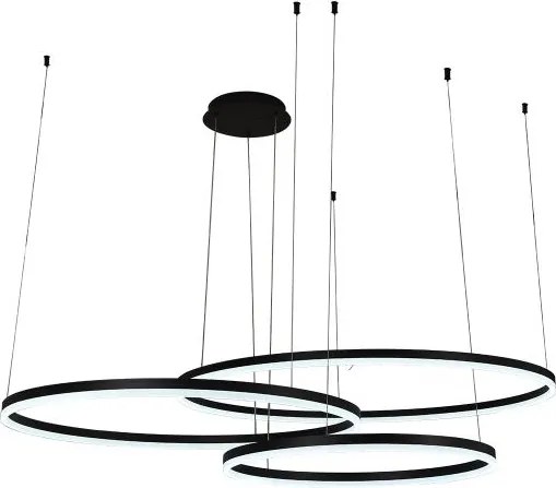 Lustră LED dimabilă pe cablu LED/170W/230V 3000-6500K + telecomandă