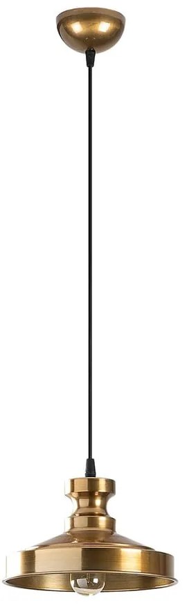 Lustră aurie cu abajur din metal ø 22 cm Berceste – Opviq lights