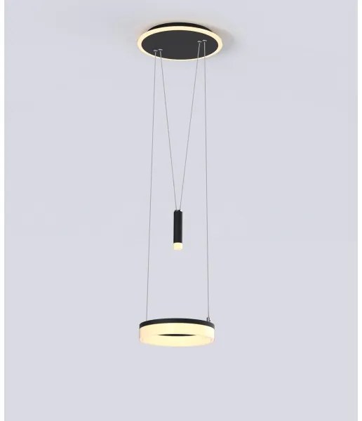 Lustră LED dimabilă pe cablu Wofi 6054-302 JESSE LED/15,5W/230V negru