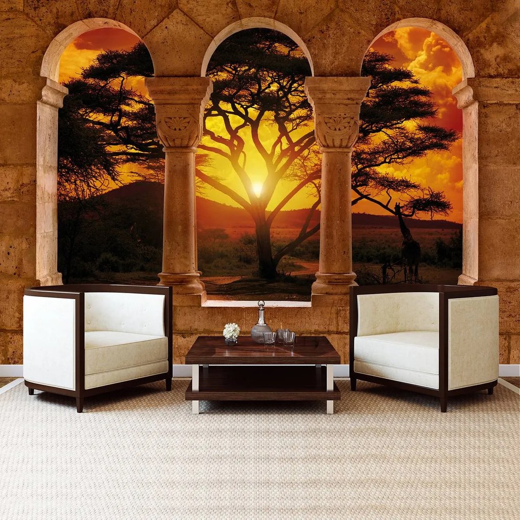 Fototapet - Peisaj african (152,5x104 cm)