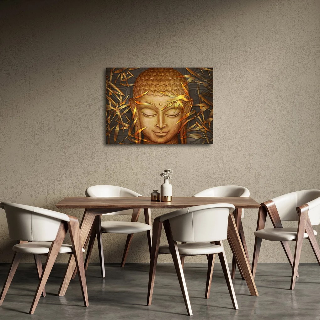 Tablou - Buddha de aur (70x50 cm)