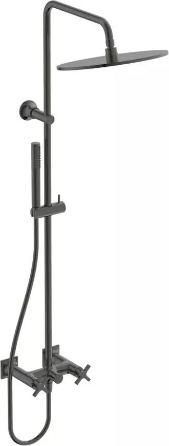 Coloana de dus cu baterie dubla comanda gri Ideal Standard Atelier Joy Neo