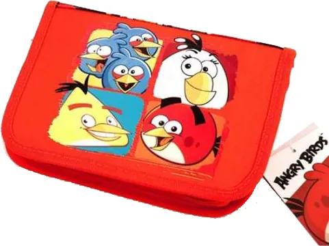 Penar neechipat 1 fermoar 2 extensii Pigna Angry Birds rosu cu galben ABPE1601-2