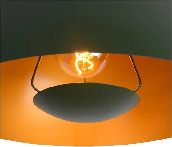 Lustră pe cablu SIEMON 1xE27/40W/230V verde Lucide 45496/01/33