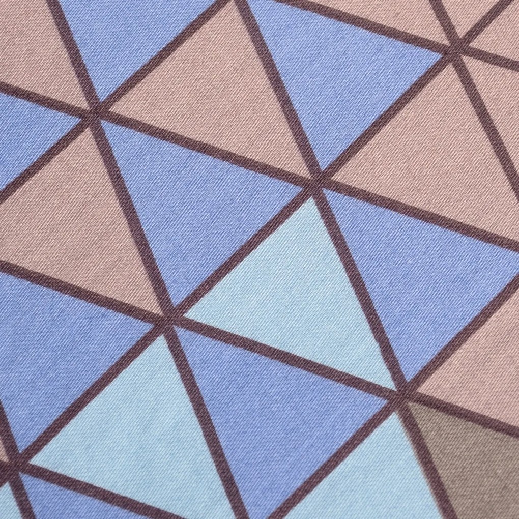 Lenjerie de pat Matex Satin Triangles , 140 x 200cm, 70 x 90 cm